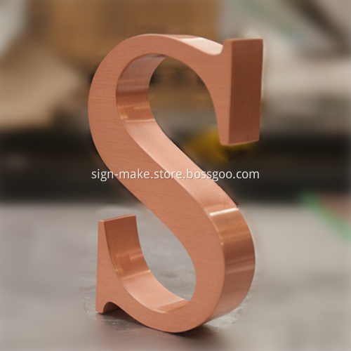 Outdoor Custom 3D Copper Letters Sign